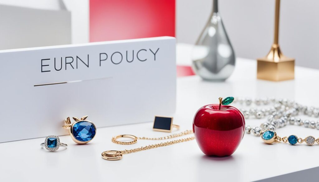Apple products, jewelry, and watches return policy