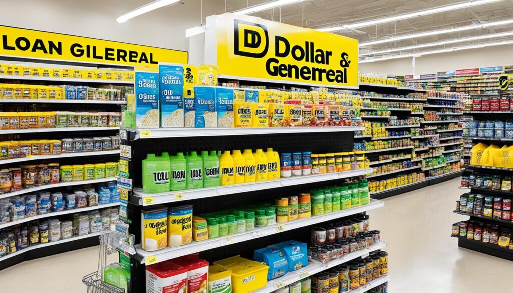 Dollar General product selection