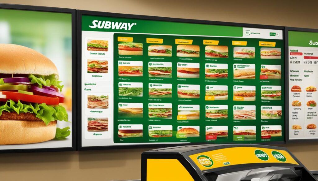 Subway Digital Ordering