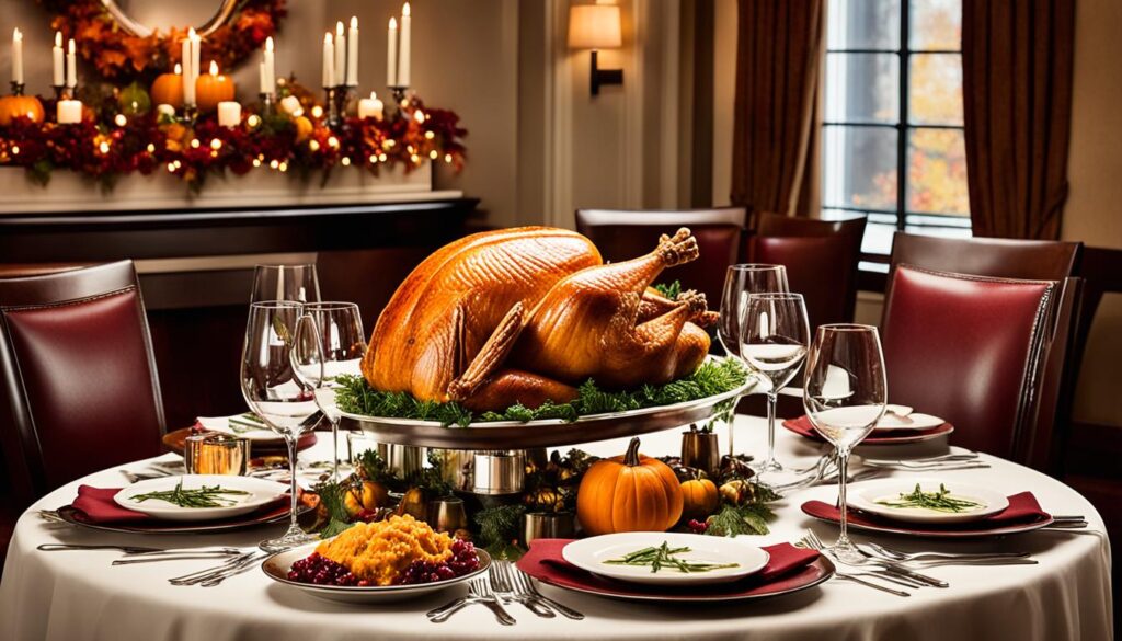 Thanksgiving dinner at Ruth's Chris Steak House