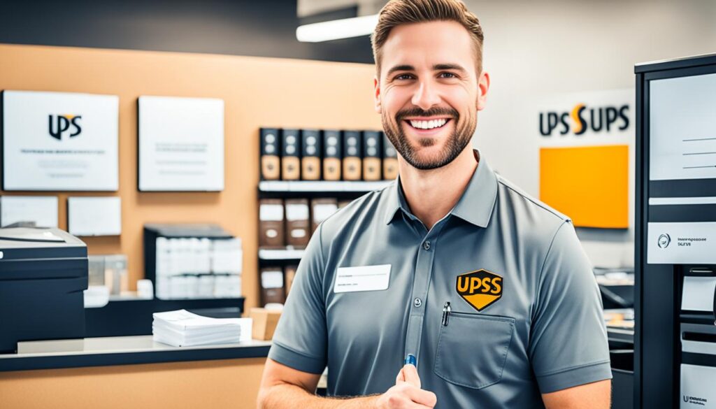 UPS store house account