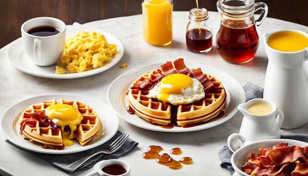 Waffle House breakfast