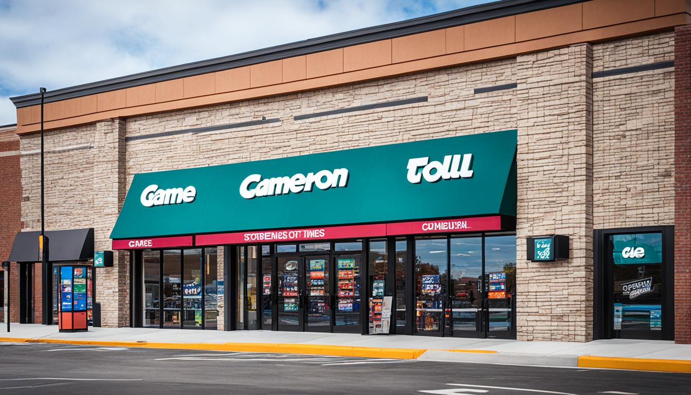 game cameron toll opening hours