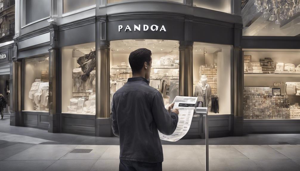 navigating pandora s return policy