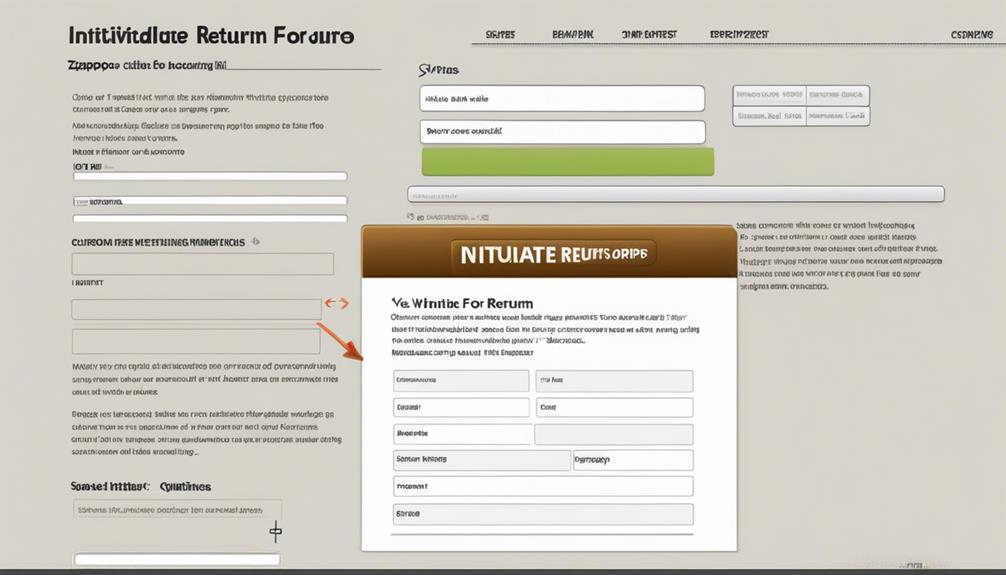 prompting a product return