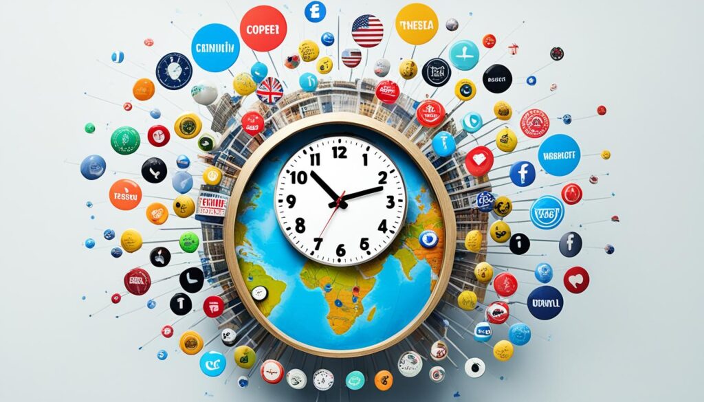 targeting time zones on social media