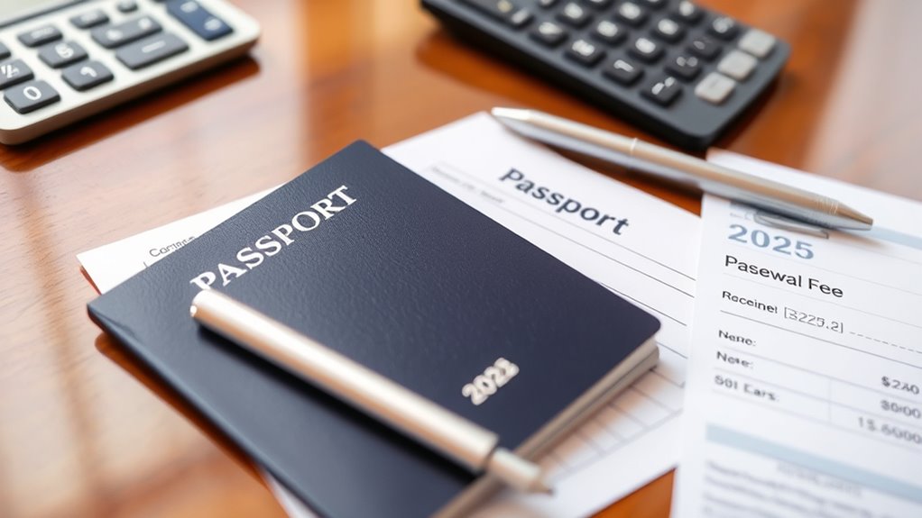 2025 passport renewal fees