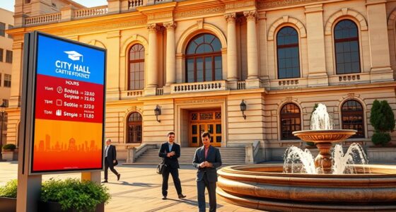 city hall service hours