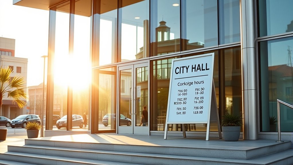 city hall visiting tips