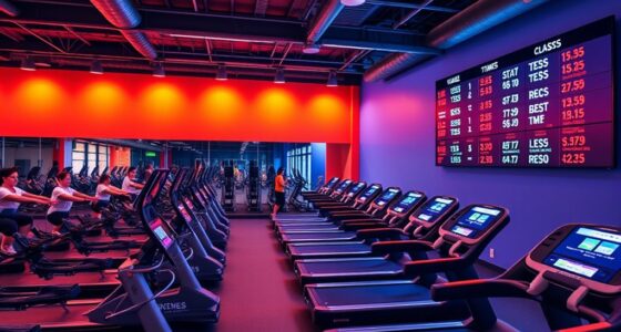 fitness class scheduling times