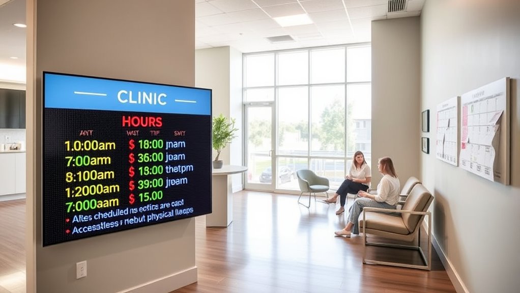 flexible clinic hours for patients