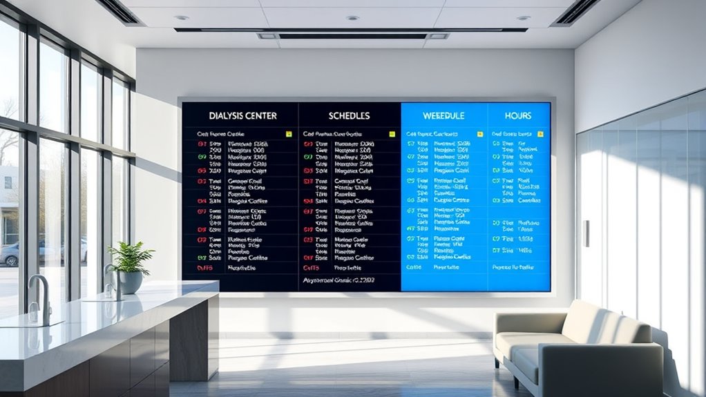 flexible dialysis scheduling options