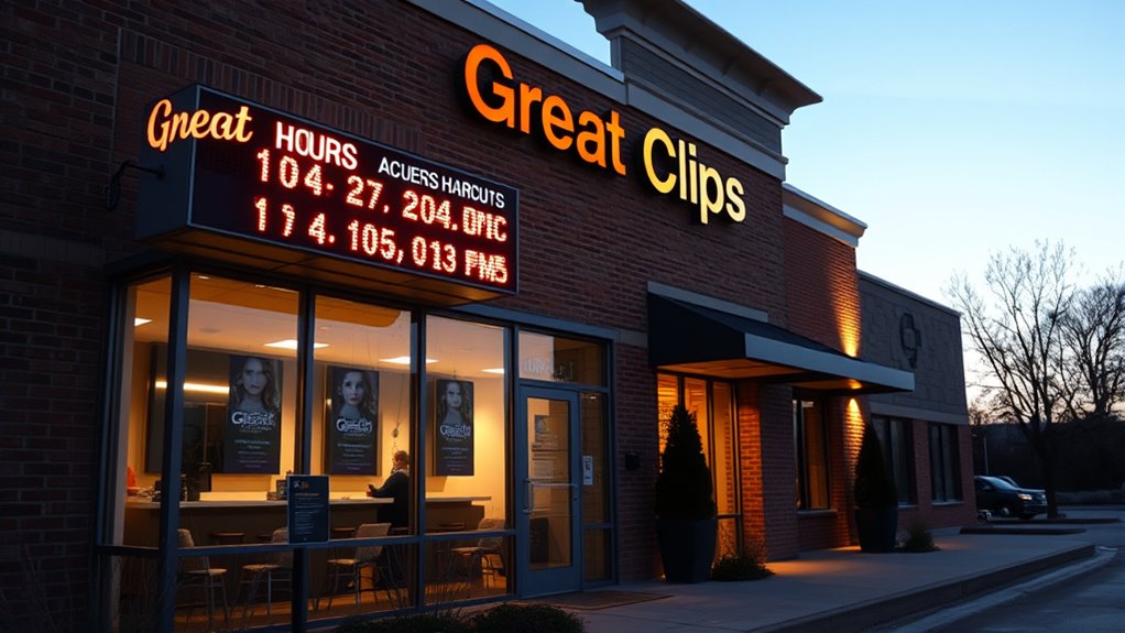 flexible salon hours and online check in