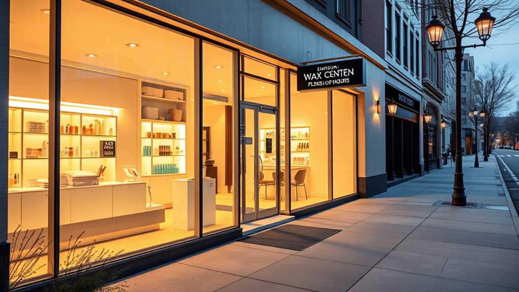 flexible waxing center hours