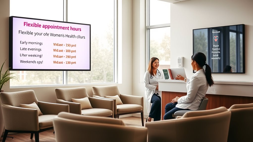 flexible women s health clinic hours