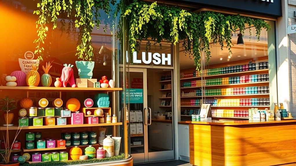 lush store hours and design