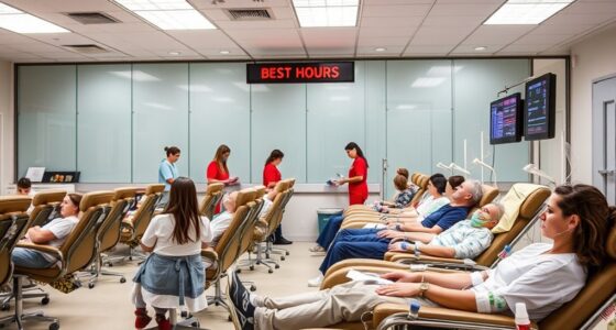 optimal blood donation hours