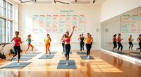optimal group exercise timing