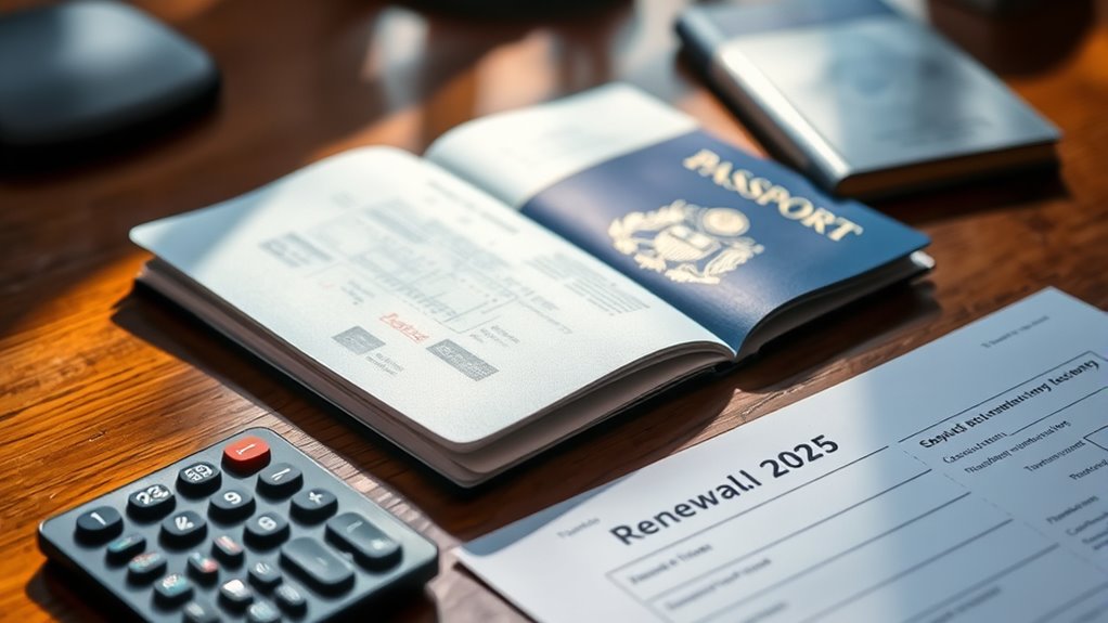 passport renewal costs and procedures