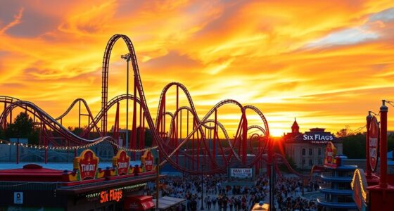six flags operating hours