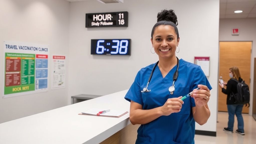 travel clinic vaccination hours