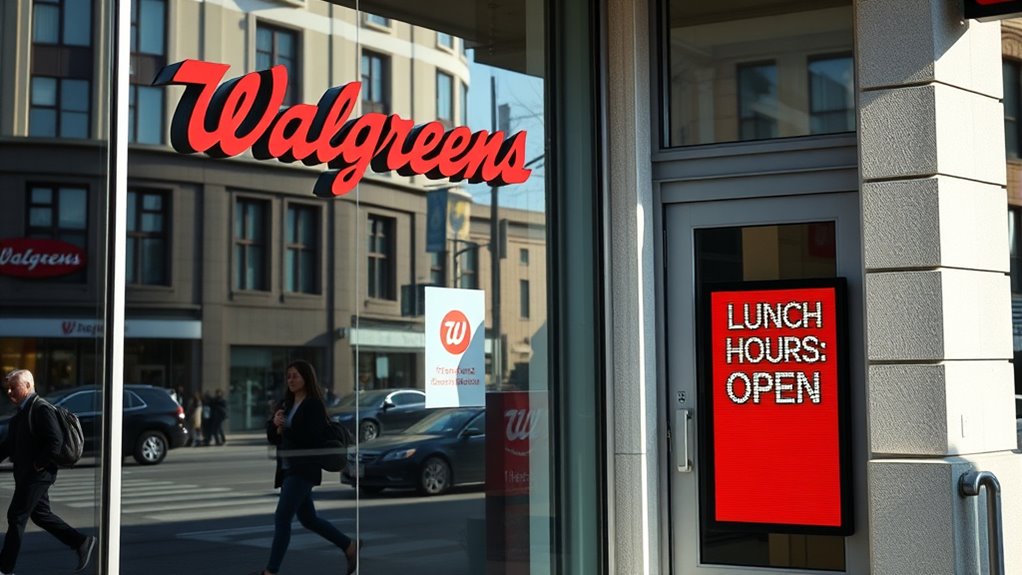 walgreens lunch break times