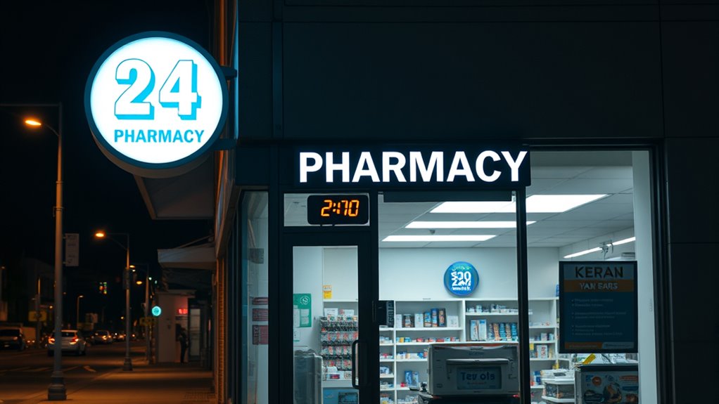 24 hour pharmacy accessibility