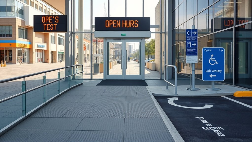 accessible nearby lab facilities