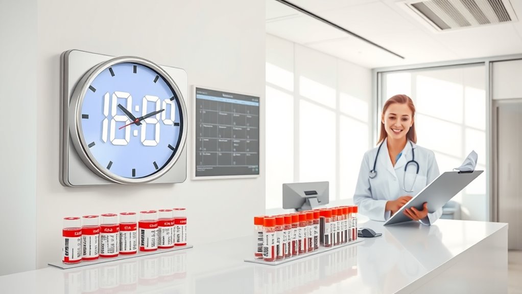 check lab hours early