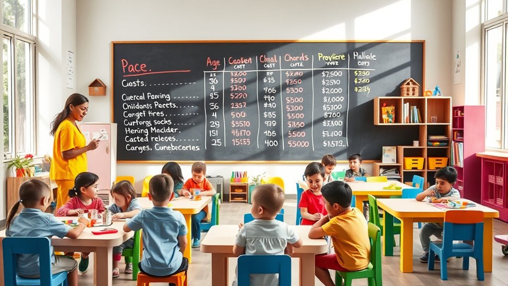 childcare costs vary significantly