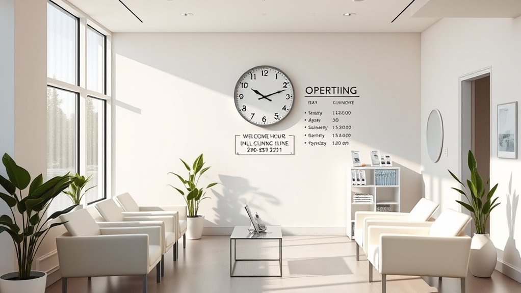 clinic hours and availability