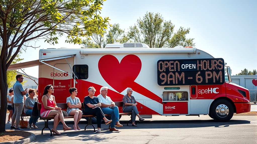 convenient flexible blood donation