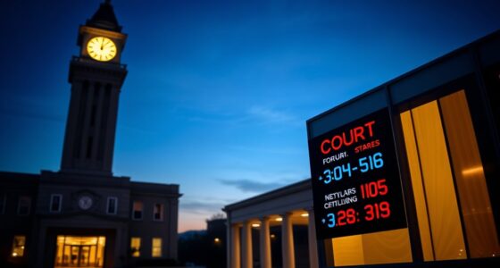 court hours and deadlines