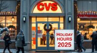 cvs holiday hours 2025