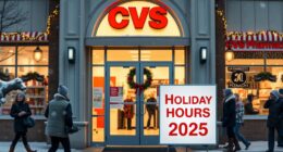 cvs holiday hours 2025