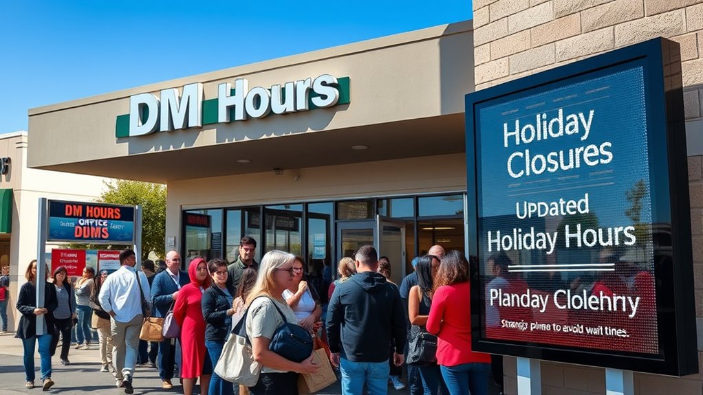 dmv holiday visit planning