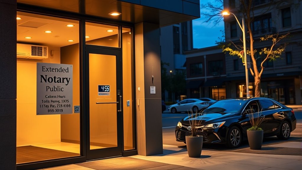 emergency notarizations outside hours