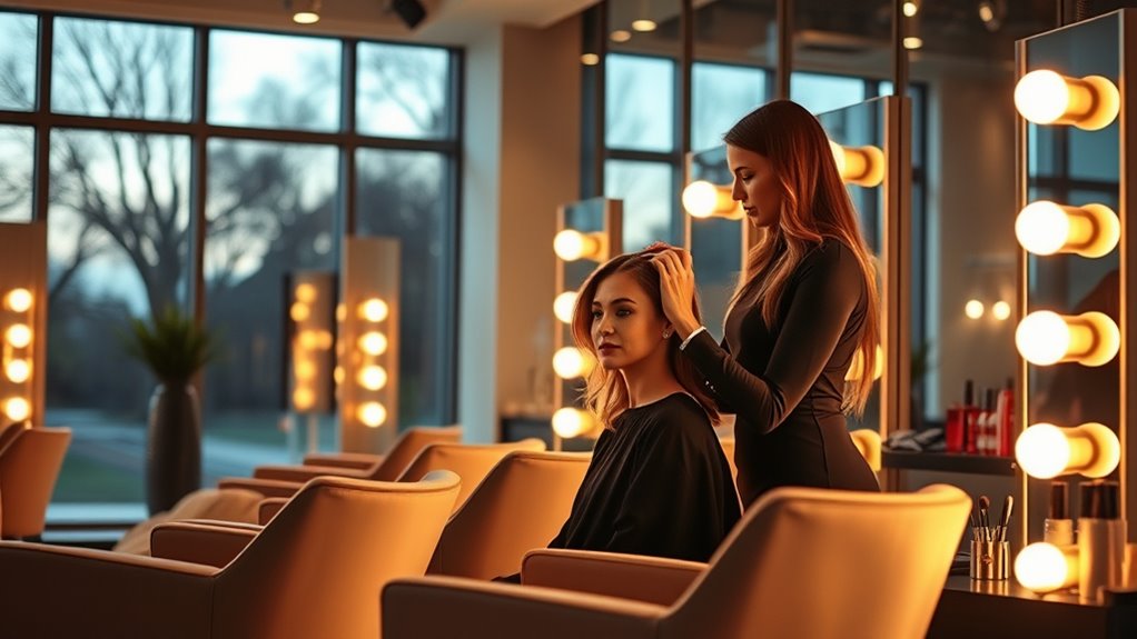 evening beauty appointment booking