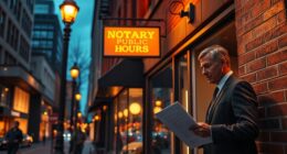 evening notary public services