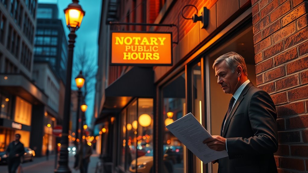 evening notary public services