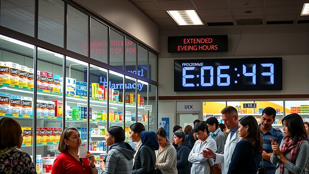 extended pharmacy hours for flu