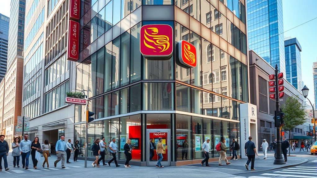 extensive accessible branch network