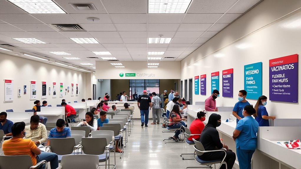 flexible accessible vaccination hours