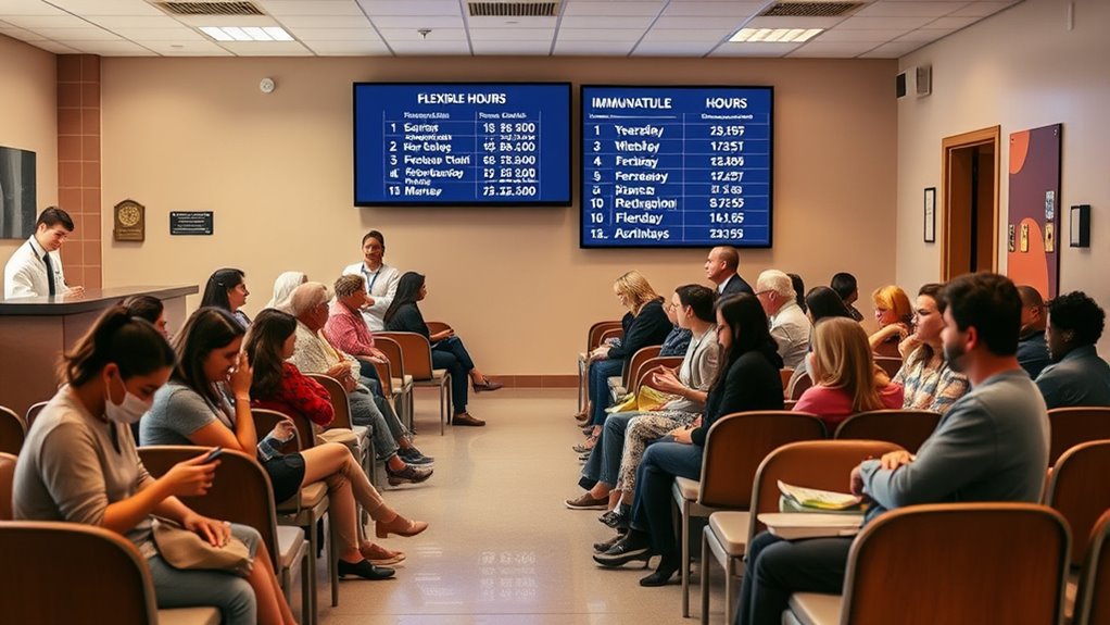 flexible accessible vaccination scheduling