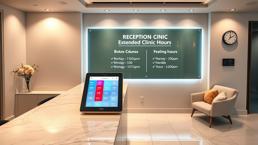 flexible appointment scheduling options