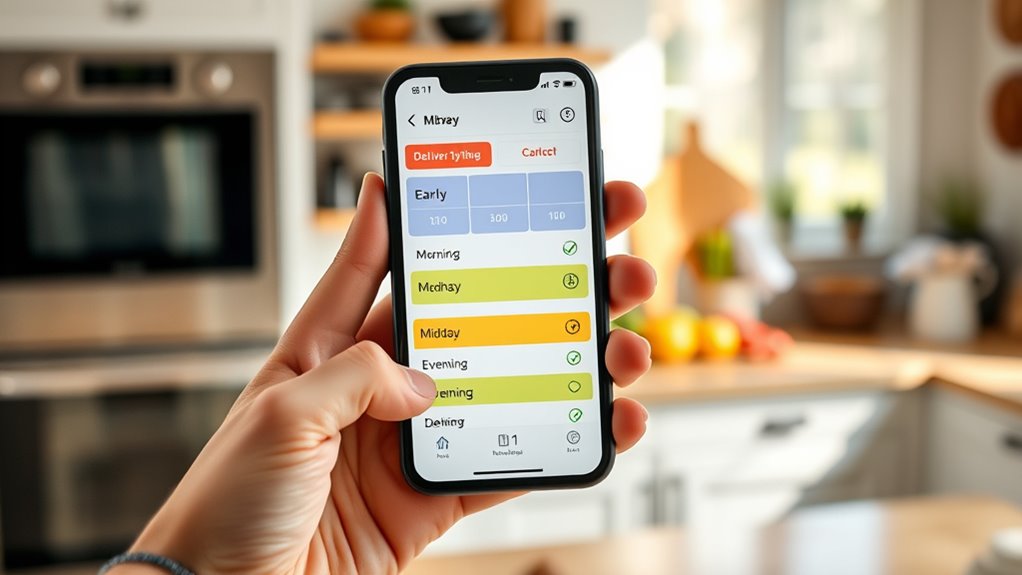 flexible delivery time options