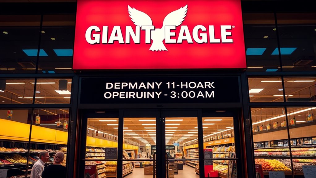 grocery department operating hours