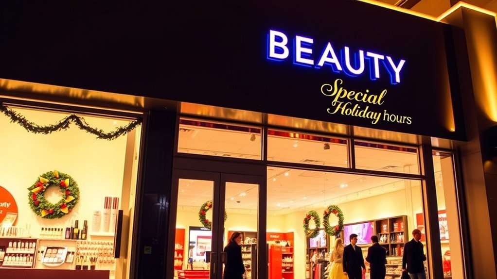 holiday and event store hours