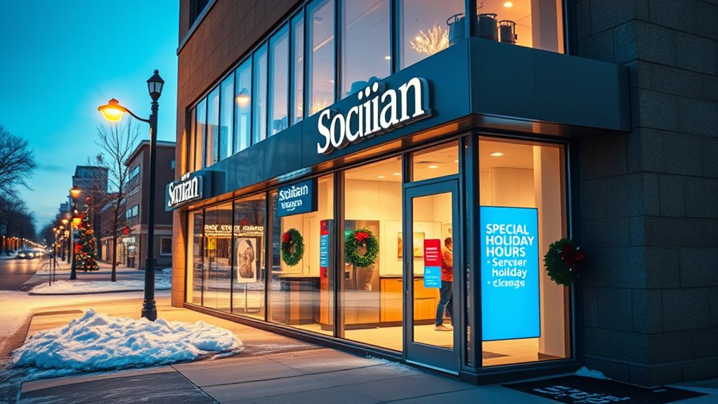 holiday and weekend hours