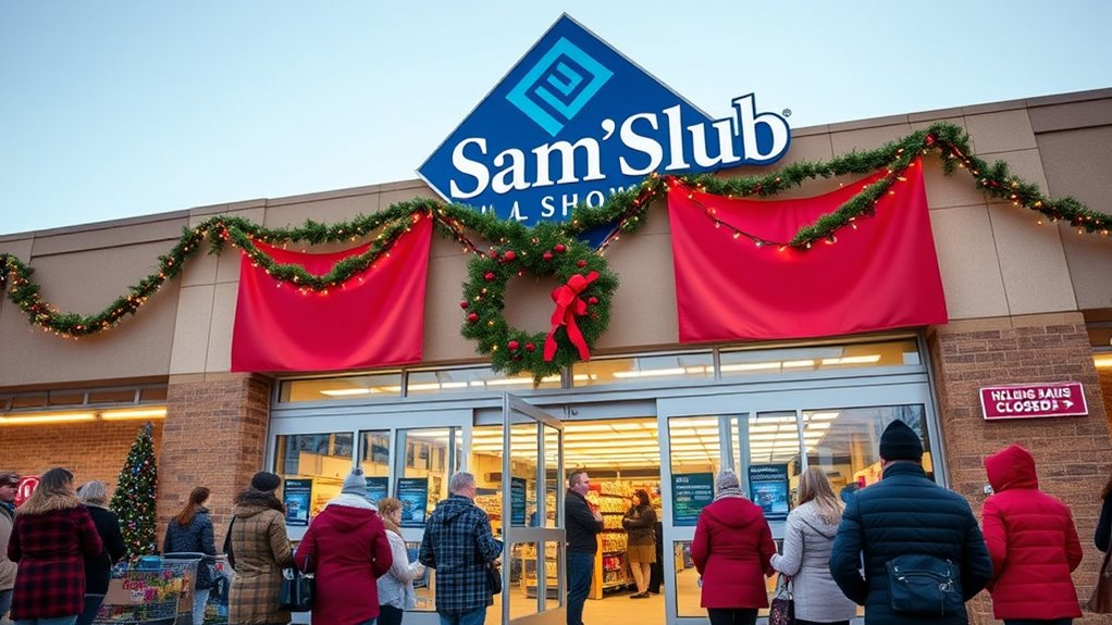 holiday closures and timing